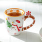 Christmas Snowman Candy Cane Mug