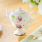 Rose Elegance Fine Porcelain Tea For One Set