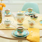 Emperor's Garden Fine Porcelain Tea Set