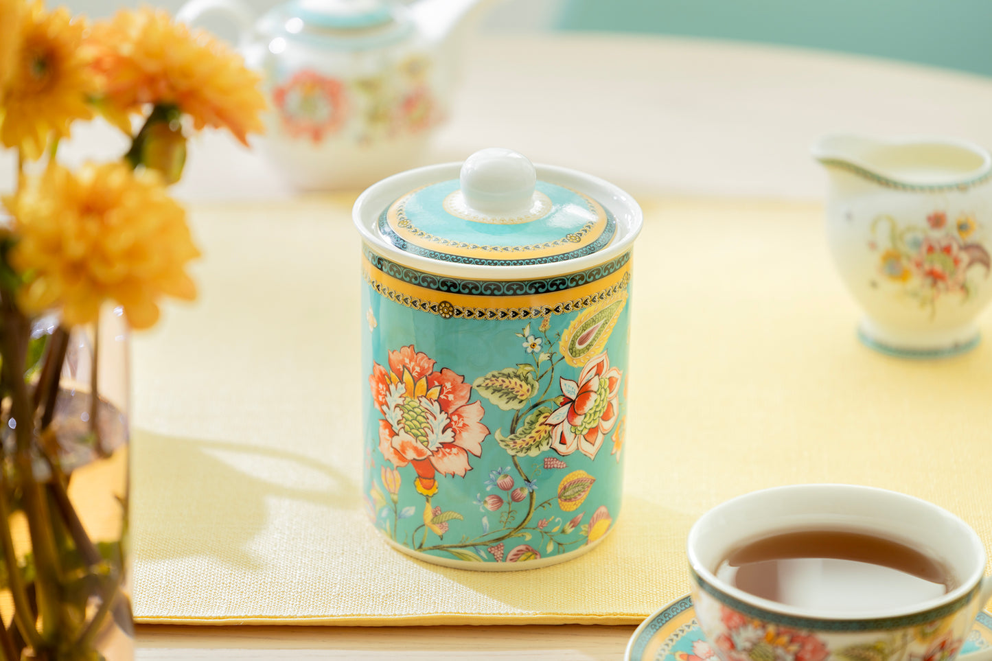 Emperor's Garden Fine Porcelain Canister