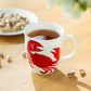 Red Crab Bone China Mug