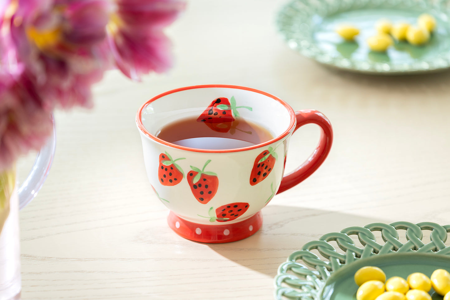 Strawberry Dot Mug