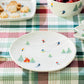 Winter Ski Slope Dessert/Salad Plate