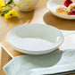 Silver Rim Blanc Bone China Dinner Bowl