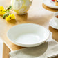 Gold Rim Blanc Bone China Dinner Bowl