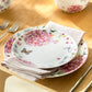 Hydrangea with Butterflies Fine Porcelain Dessert/Dinner Plate