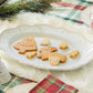 14" Holiday Gold Pine Fine Porcelain Oval Serving Platter