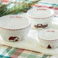 Christmas Farm House 3-Piece Bowl Set