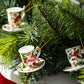 Christmas tree tea cup ornaments