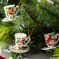 Grace Teaware Assorted Mini Teacups Ornament Set of 6 Christmas Tree Ornament