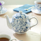 Blue Bird Toile Fine Porcelain Teapot