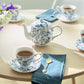 Blue Bird Toile Fine Porcelain Tea Set