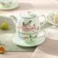 Apple Blossom Bone China Tea For One Set with Gift Box