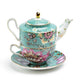 Peacock Lotus Garden Green Tea For One Set
