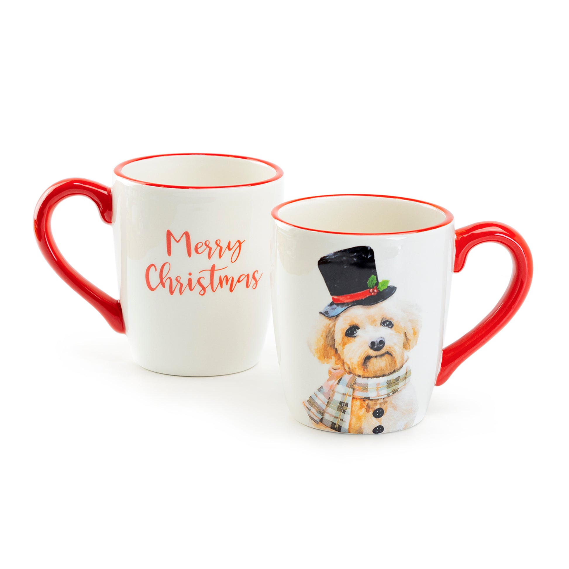 Merry Christmas Holiday Dog Mug