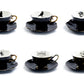 Grace Teaware Halloween Tea Cups black cat raven crow snake black widow spider ouija evil eye tea cups