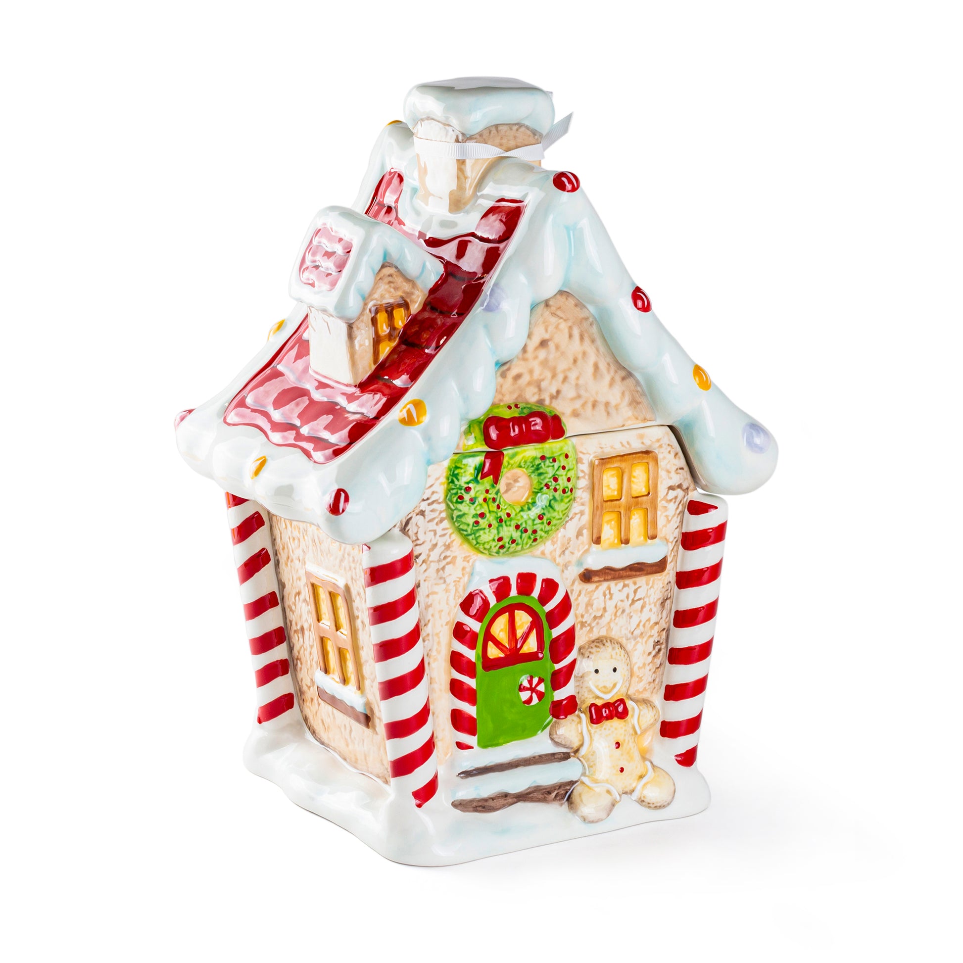 Christmas Gingerbread House Large Big Cookie Jar