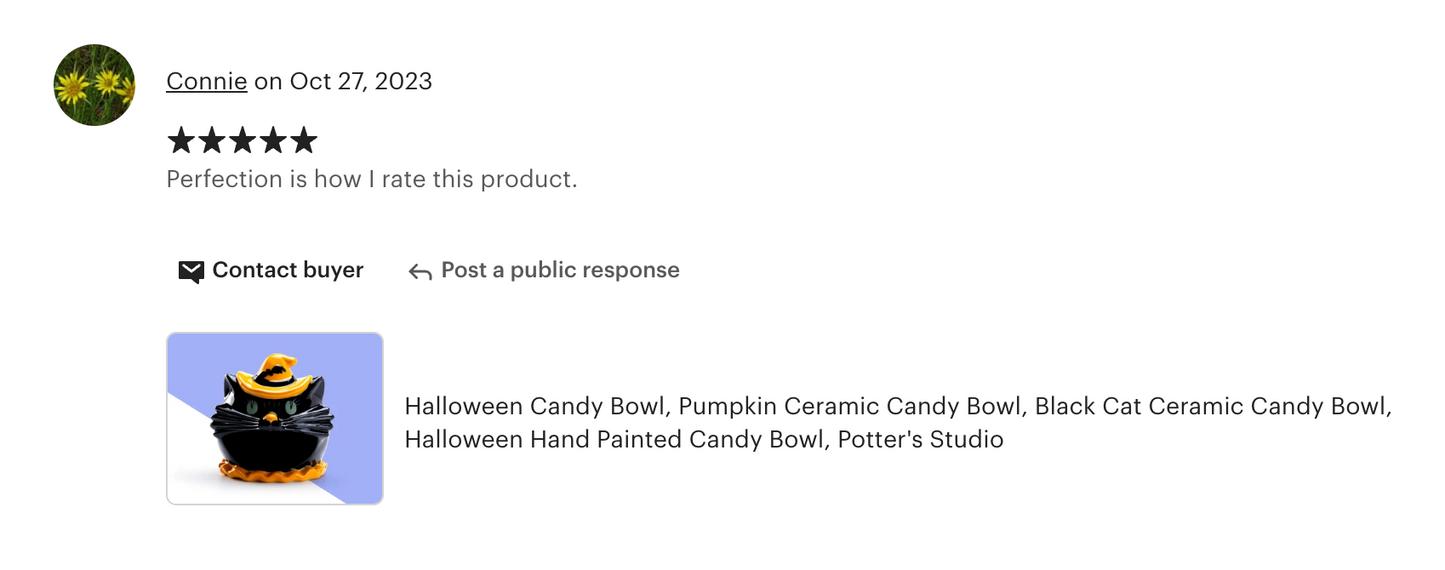 Halloween Candy Bowl - Pumpkin / Black Cat