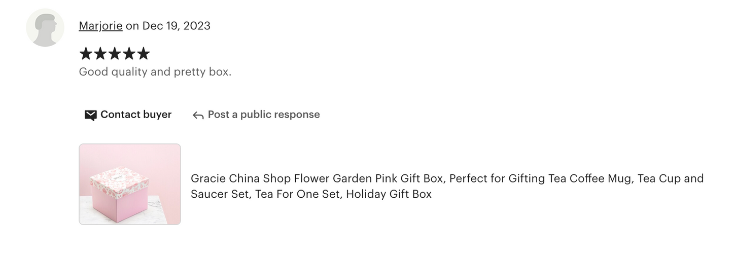 Flower Garden Gift Box