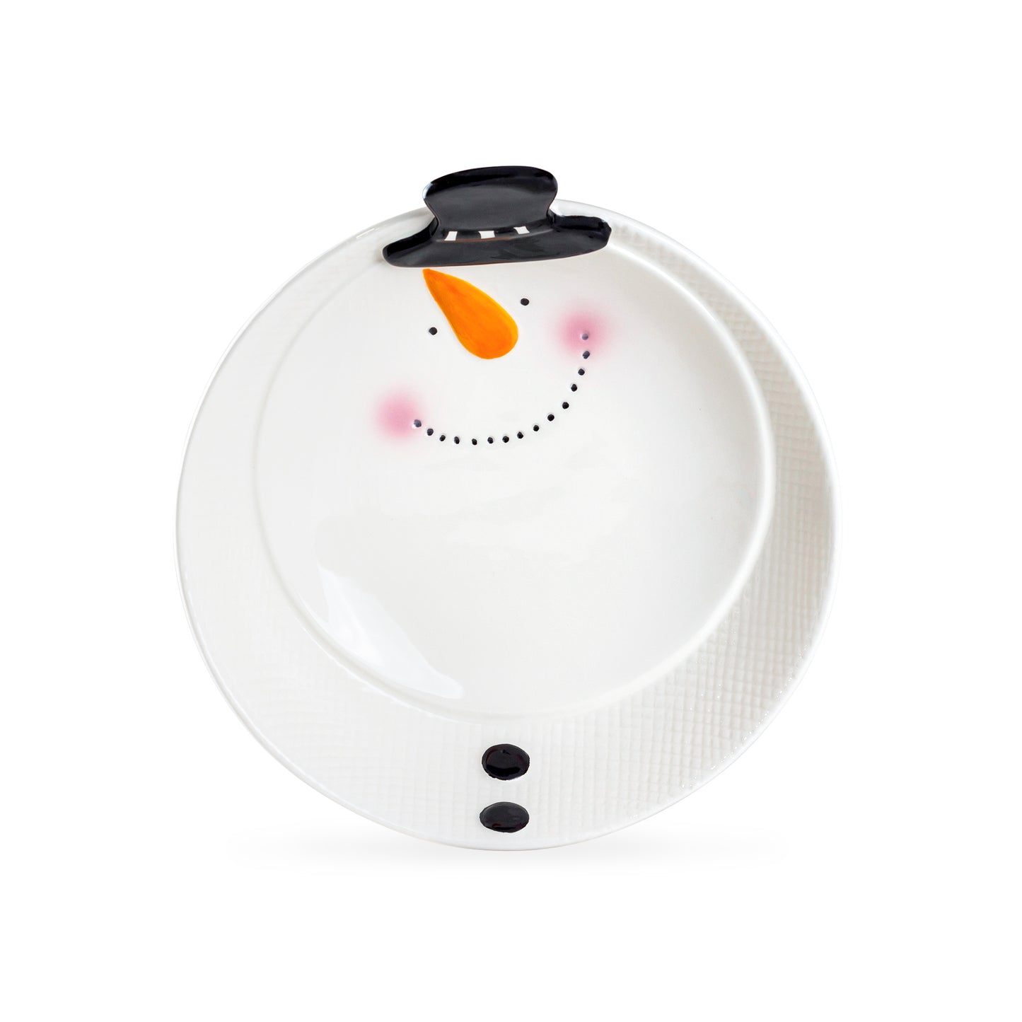 Potter's Studio Happy Snowman Serving Bowl