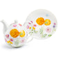 Dahlia Bloom Fine Porcelain Tea For One Set
