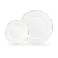 White Gold Sia Fine Porcelain Dessert/Dinner Plate