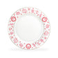 Christmas Pink Bow Fine Porcelain Dessert/Dinner Plate