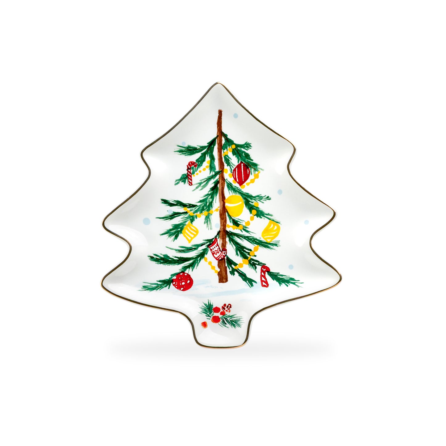 Festive Tree Delight Assorted Dish Set of 4
