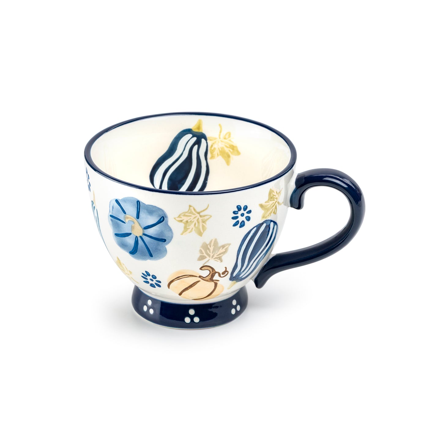 Pumpkins Blue Latte Mug