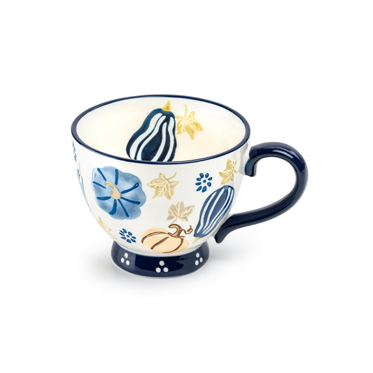 Pumpkins Blue Latte Mug