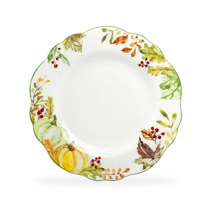 Turkey Autumn Harvest Dessert/Dinner Plate