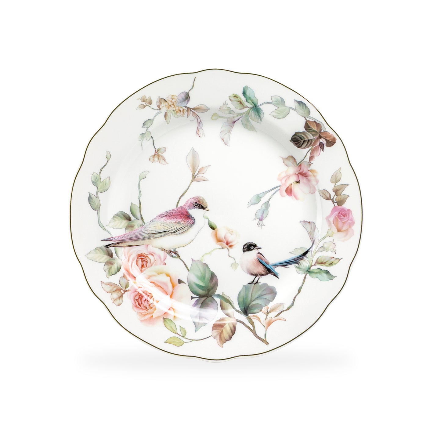 Magnolia Garden Fine Porcelain Dessert/Dinner Plate
