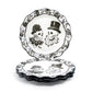 Halloween Victorian Skulls Dessert/Dinner Plate