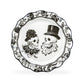 Halloween Victorian Skulls Dessert/Dinner Plate