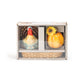 Gift Boxed Turkey and Pumpkin Salt and Pepper Shaker Set