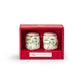 Gift Boxed Holly Garland Salt and Pepper Shaker Set