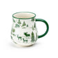 Green Wildwood Winter Mug