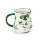 Green Wildwood Winter Mug
