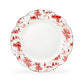 Red Village Fine Porcelain Dessert/Dinner Plate