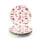 Red Village Fine Porcelain Dessert/Dinner Plate