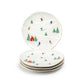 Winter Ski Slope Dessert/Salad Plate