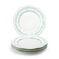 Festive Pup and Tree Fine Porcelain Dessert/Dinner Plate
