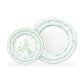 Festive Pup and Tree Fine Porcelain Dessert/Dinner Plate
