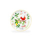 12 Days of Christmas Fine Porcelain Appetizer Plate Set - Metal Rack Version