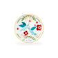 12 Days of Christmas Fine Porcelain Appetizer Plate Set - Metal Rack Version