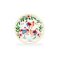 12 Days of Christmas Fine Porcelain Appetizer Plate Set - Metal Rack Version