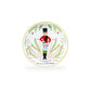 12 Days of Christmas Fine Porcelain Appetizer Plate Set - Metal Rack Version