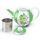 Apple Blossom Bone China Teapot with Gift Box