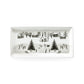 Winter Wonderland Ski Village Fine Porcelain Serving Tray