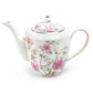 Pink Camellia Fine Porcelain Teapot